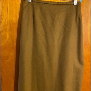 Cashmere Camel Skirt